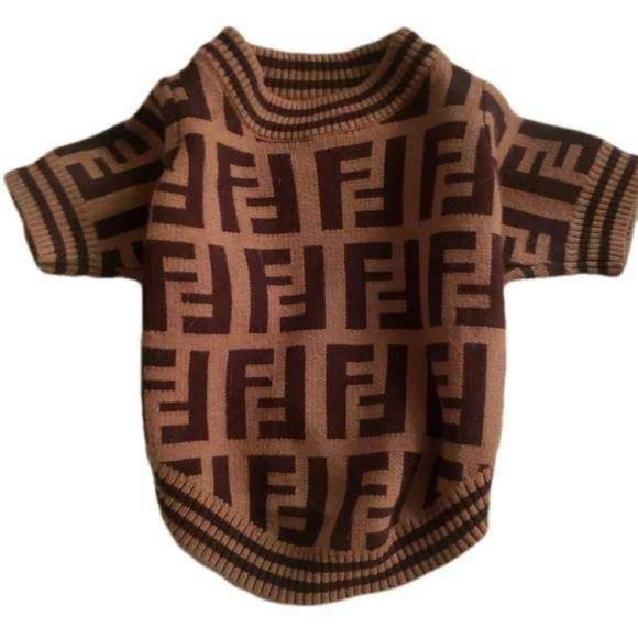 Other - Fendi Logo Monogram Dog Sweater Size Small